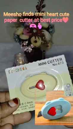 βοΈπ Meesho Finds Alert! πβ¨
Cutest little paper cutter ever
