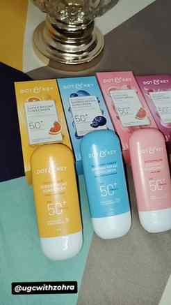 βοΈ Sunscreen for every skin mood! π
Dot & Key has different