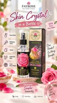 🌹 One bottle, so many ways to pamper your skin! ✨
Fayrose R