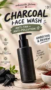COMMENT “link” 

Trying out a charcoal face wash from @fourt