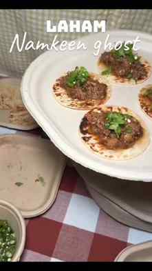 LAHAM" – Viral Namkeen Gosht with Coin Paratha! 🥩✨
Tired of