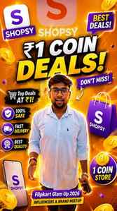 🪙 1 Coin = ₹1? Yes, at the Shopsy Stall! 😍🔥
From earning