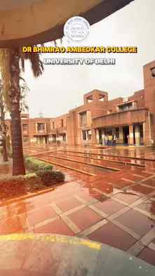 Just another beautiful day at Dr. Bhim Rao Ambedkar College