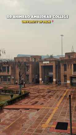 Dr. Bhim Rao Ambedkar College, Delhi University 🎓✨
Didn’t r