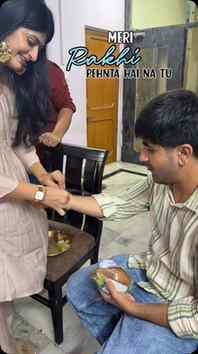 Because you are my baby brother @himanshukhatrii_18
#rakhi
