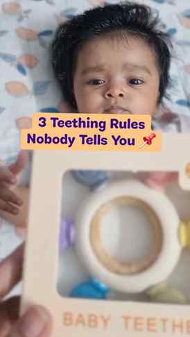 Teething baby🧿🤱🎀

Thank you for this gift🫶😘

#momlife #