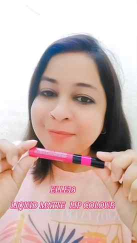 Pink, pretty & effortlessly matte! 💗✨
Trying the ELLE 18 Li