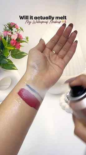 ✨ Will it REALLY melt my waterproof makeup? 👀
Putting the