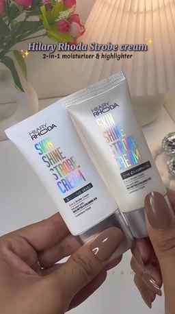 Okay but this glow?! ✨👀
Tried the Hilary Rhoda Strobe Crea