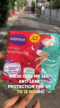 Wear it. Forget it.
Evereve = Freedom from Period Exams.
@e