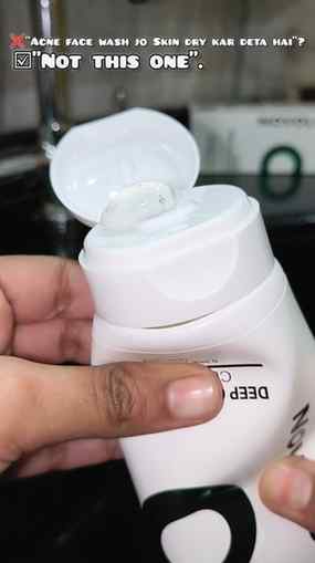 This is your sign to switch to a gentle face wash 👀✨
Becaus