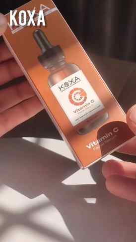 Morning glow powered by Vitamin C 🍊✨
Koxa Vitamin C Serum f
