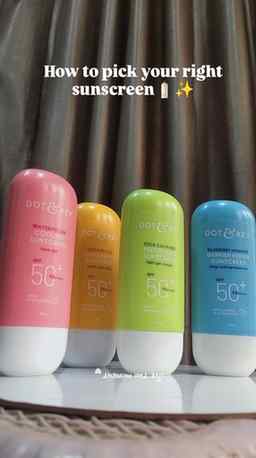 Confused about which sunscreen to pick? ☀️💗
Here’s your sig