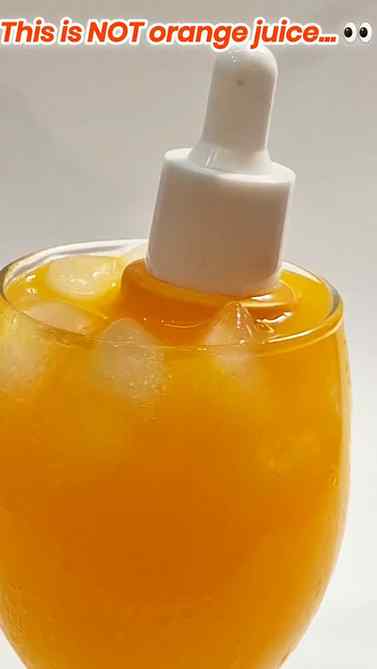 Not orange juice… just a little glow for my skin 🍊✨
Current