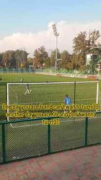 Time fades away!
.
.
.
.
(Lifestyle, kashmir, friends, footb