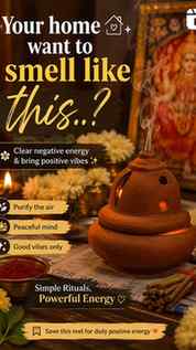 ✨ A little ritual for a peaceful, positive home 🪔🌿
Let the