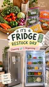 ✨ ITS FRIDGE RESTOCK DAY🥬🍄🌽✨| CLEANING🧼|ORGANISING🫧
.
.