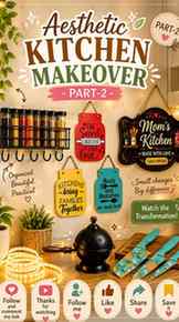 🌷AESTHETIC KITCHEN MAKEOVER ✨| PART-2|
#ınstagood 
#goviral
