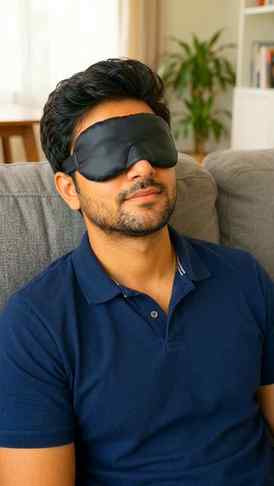Aaj Ye Cooling Eye Mask Try Kiya 👀❄️ #trendingreels #reels