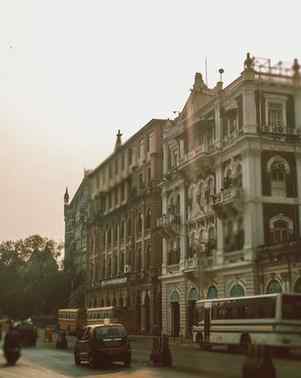 Strolling through British arches, pausing for Irani chai - B