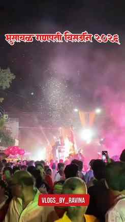 Wait for end #viral #explore #ganpatibappamorya #BhusawalGan