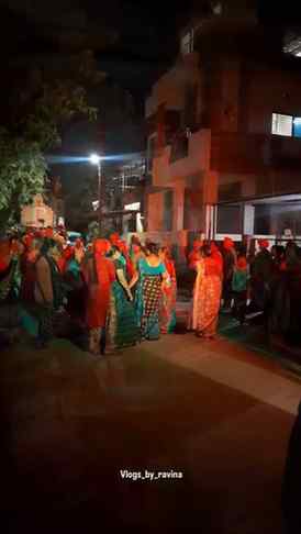 हमारी कॉलोनी का कार्यक्रम wait for end #viral #explore #fory