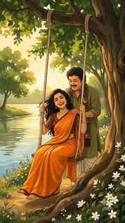 “சொல்ல வார்த்தைகள் இல்லாத காதல்… ❤️
உணர்வுகள் மட்டும் பேசும