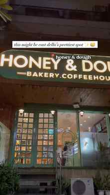 found the prettiest spot in east delhi
📍honey & dough
[
