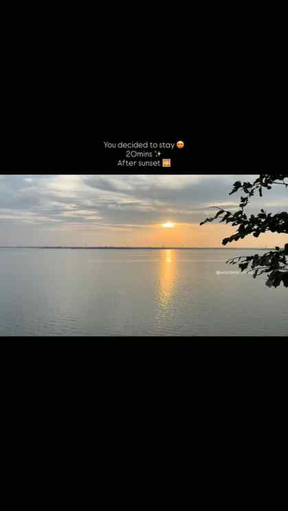 Sunset, still water & a little peace 🌅💦✨

#sunset #sunsetv
