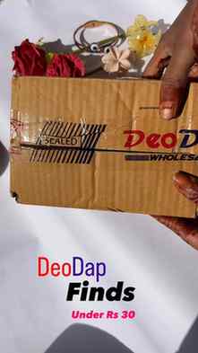 Affordable Deodap finds under just ₹30! 🤍✨
Comment "LINK"
