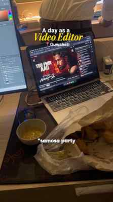 Just another day in my life as a video editor creating, lear