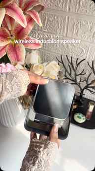 the magic speaker from @thenerv.in
wireless induction speak