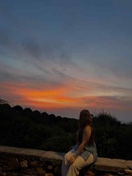 Jaipur sunsets just hit different.🧡🌅