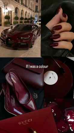 Bae it's just a colour🍷
#BaddieAesthetic #BurgundyAesthetic