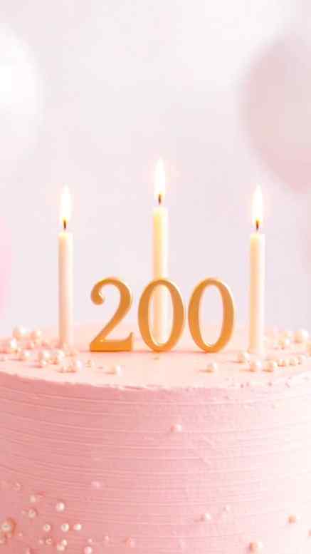 200 = 🥹🩷✨🪬

Two hundred people who, somewhere between a s