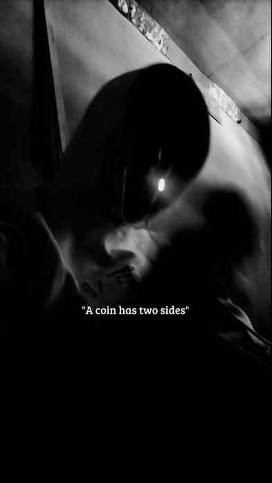 A coin has two sides