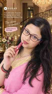I am obsessed with SUGAR Glide Peptide Plumping Gloss Stick 