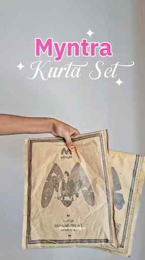 Comment "Myntra" for the link. 💗

#kurtapajama #kurtaset #m