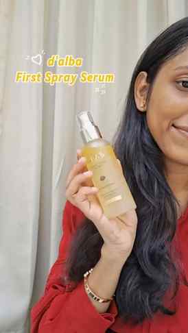 @dalba_india I tried this serum spray and trust me guys it i
