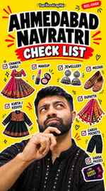 Ahmedabad, Navratri ko bas 1 hafta bacha hai. 👀
Chaniya ch