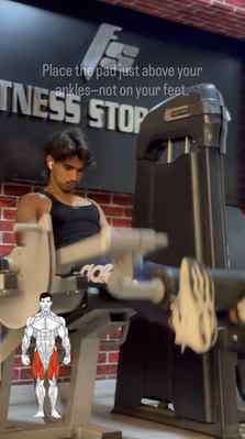 “Stop rushing your leg extensions. Slow reps + hard squeeze 