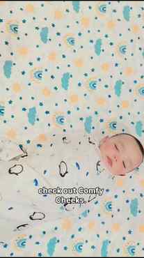 Light. Breathable. Pure. 100% Muslin Cotton swaddles with AZ
