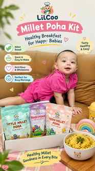 Healthy mornings made easier with the Lilcoo Millet Poha Kit