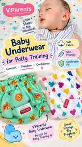VParents Baby Underwear –
Potty training made a little easi
