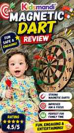 KidsMandi Magnetic Dart Review 🎯 | Fun Indoor Game for Kids