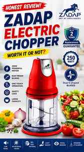 ZADAP Electric Chopper, Electric Chopper Review, Mini Food C