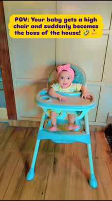 #HighChairBaby #FunnyBaby #BabyReels #CuteBaby #BabyComedy P