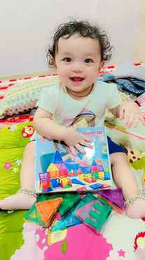 Anvie and abeer Magnetic tiles 
game from Amazon 

Link
http