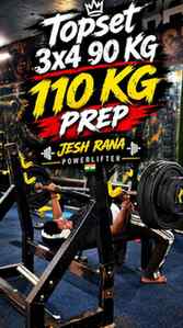 Bench 110 KG prep strat training #powerlifting #competition