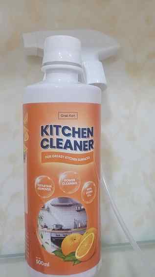 Grab kart Kitchen cleaning spray
#cleaninghacks
#kitchencle